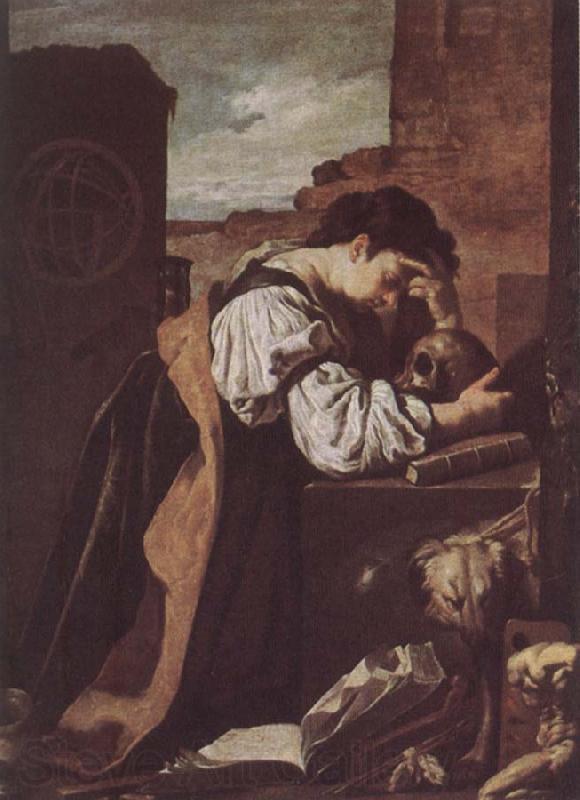 Domenico Fetti Melancholy Norge oil painting art